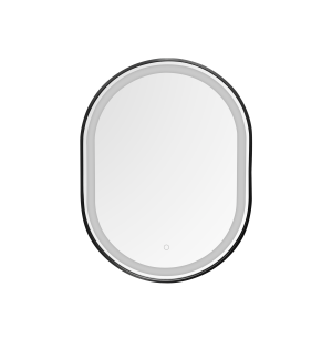 D2383 LUSTRO LED 70/50 CM CZARNE/BLACK