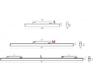 10009 OPRAWA 60CM 24W 4000K CZARNA