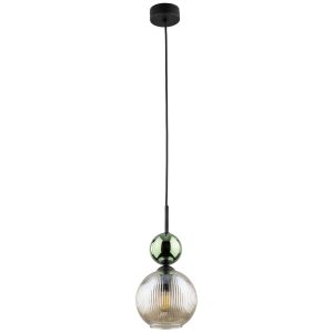 SOPHIA GREEN COGNAC LAMPA WISZĄCA 1XE14