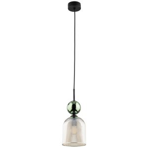 SOPHIA GREEN COGNAC LAMPA WISZĄCA 1XE14