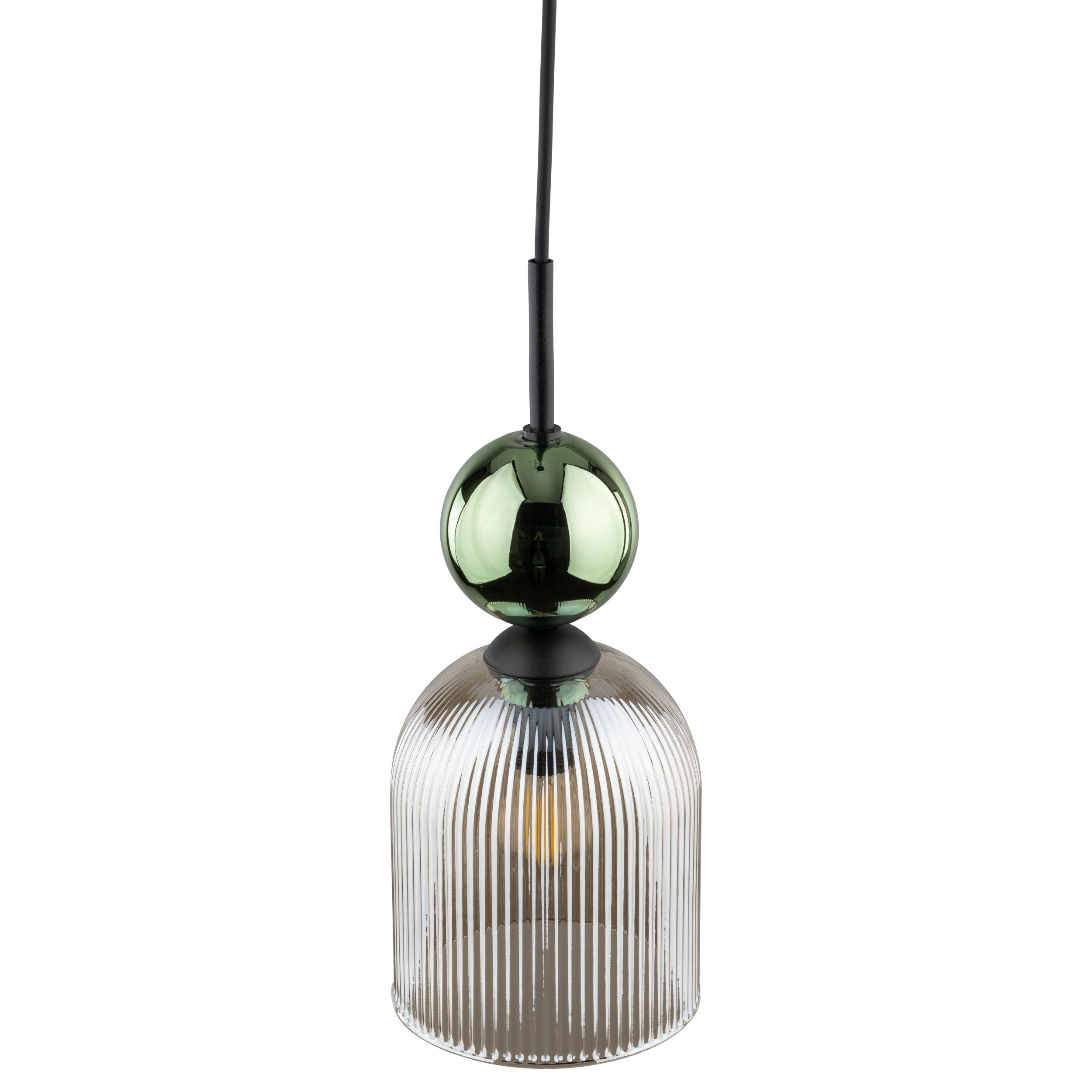 SOPHIA GREEN COGNAC LAMPA WISZĄCA 1XE14 - obrazek 6