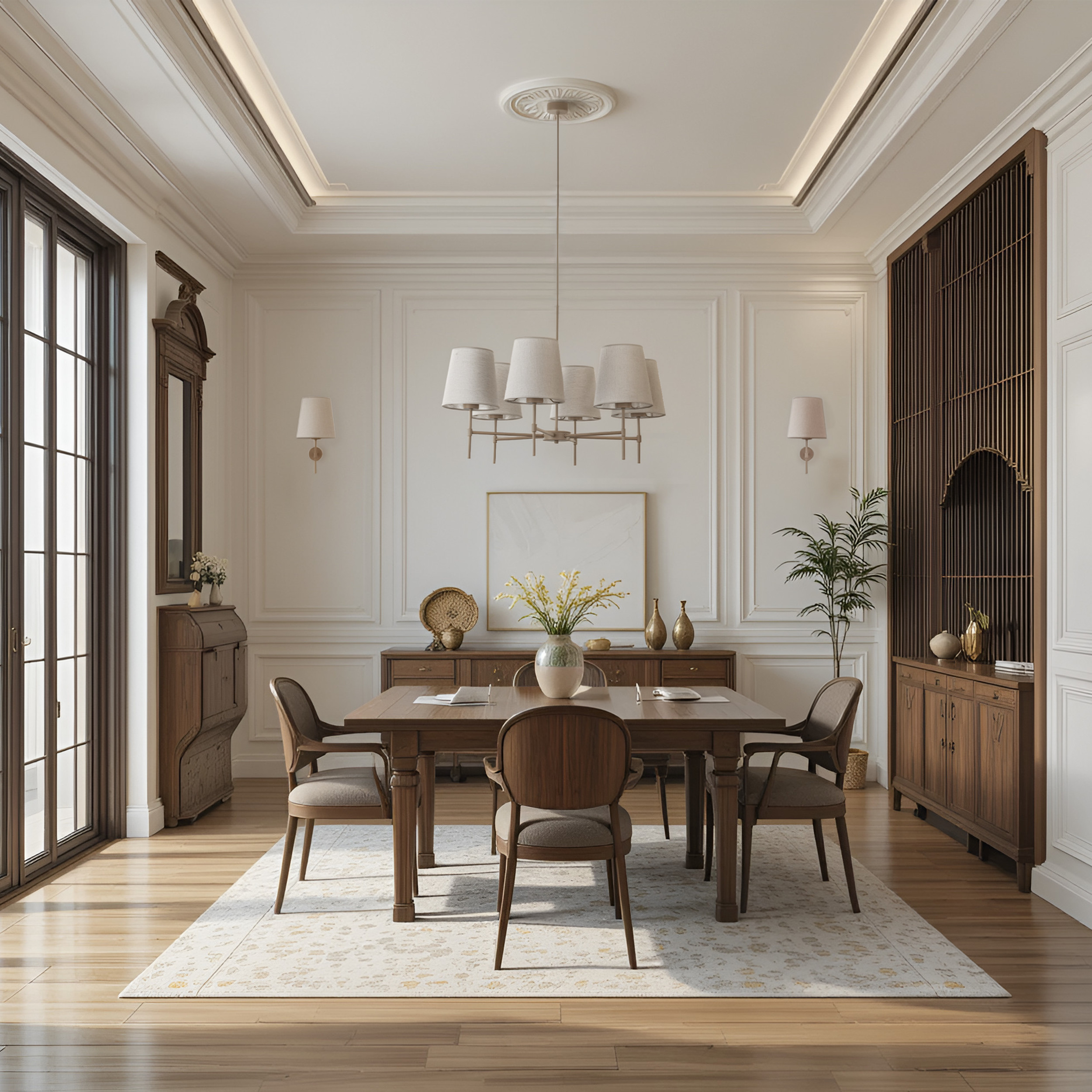 ELIZABETH SABIA LAMPA WISZĄCA 6XE27 - obrazek 2