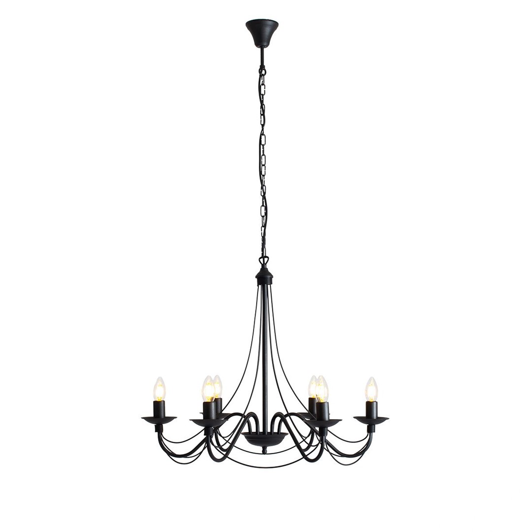 ŻYRANDOL RÓŻA 6 BLACK