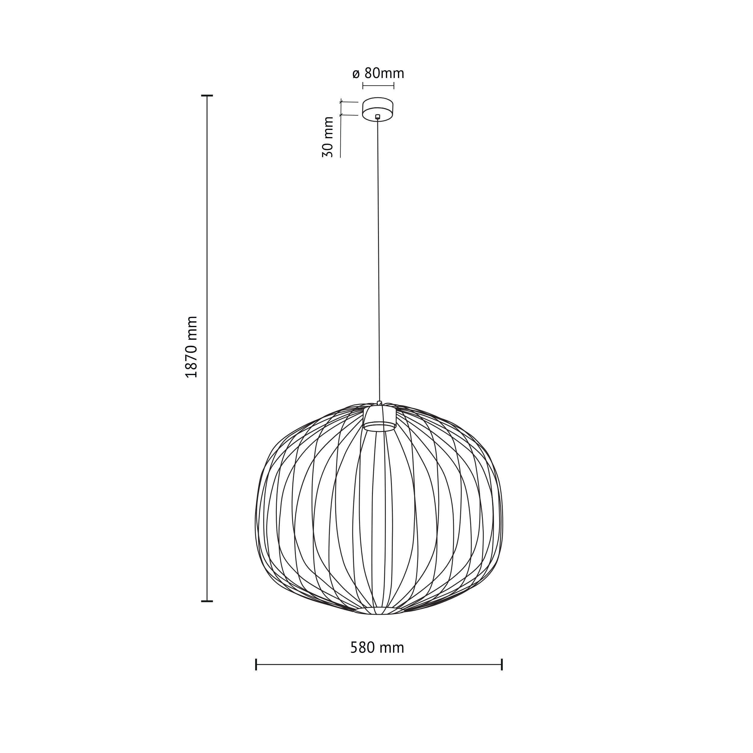 SPHERA M BRICK LAMPA WISZĄCA 1XGX53 - obrazek 8