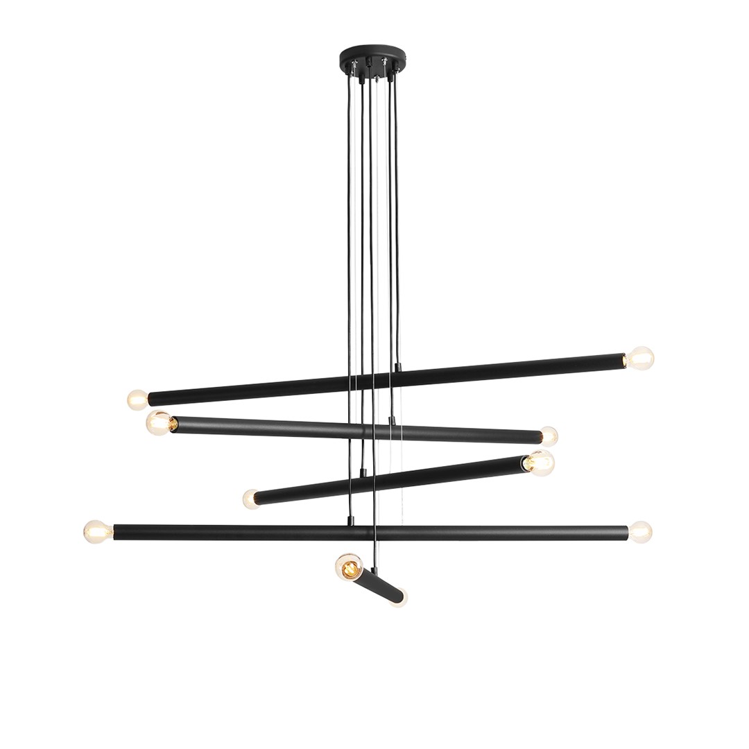 LAMPA WISZĄCA TUBO 10 BLACK