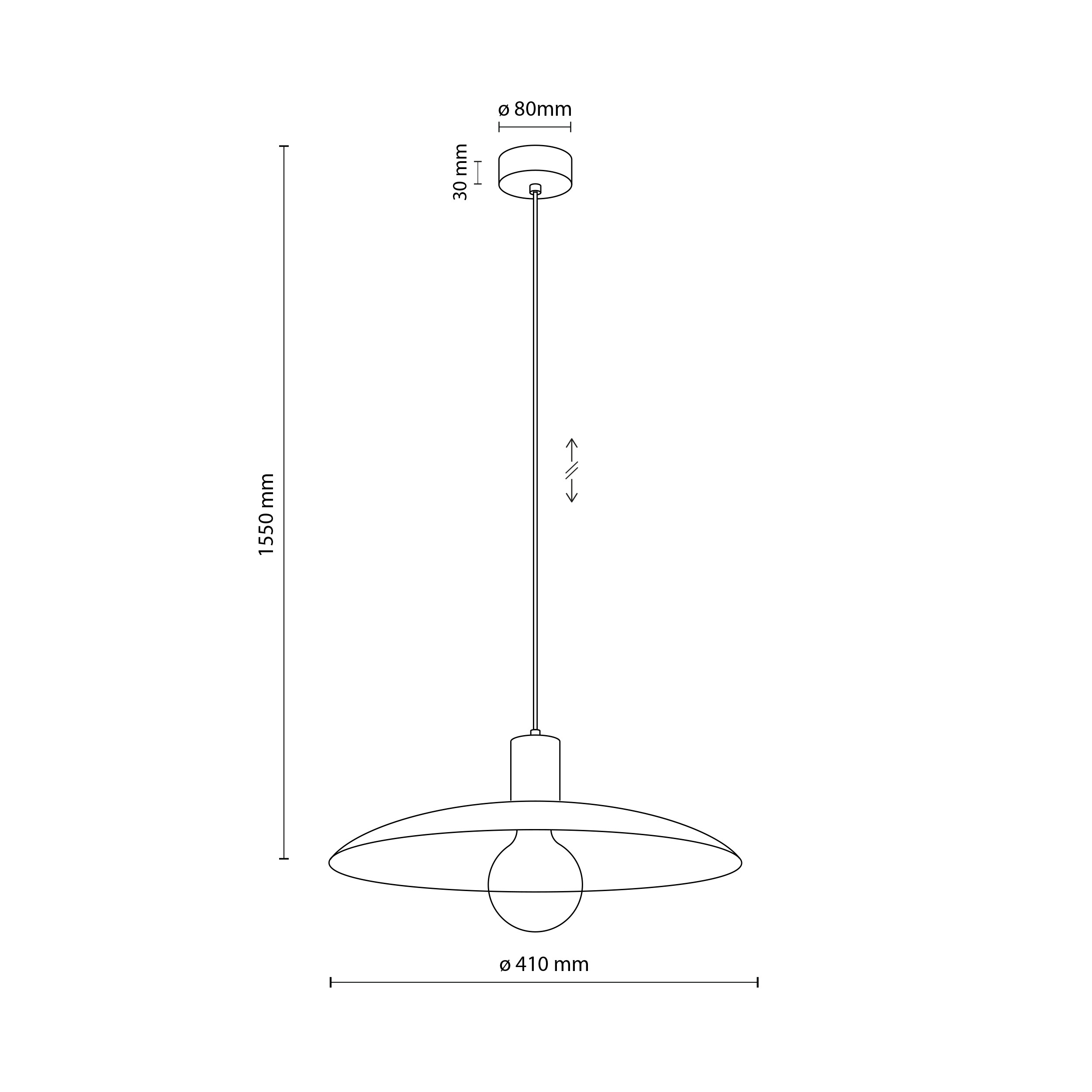 ASTRA NEW BROWN LAMPA WISZĄCA 1XE27 - obrazek 7