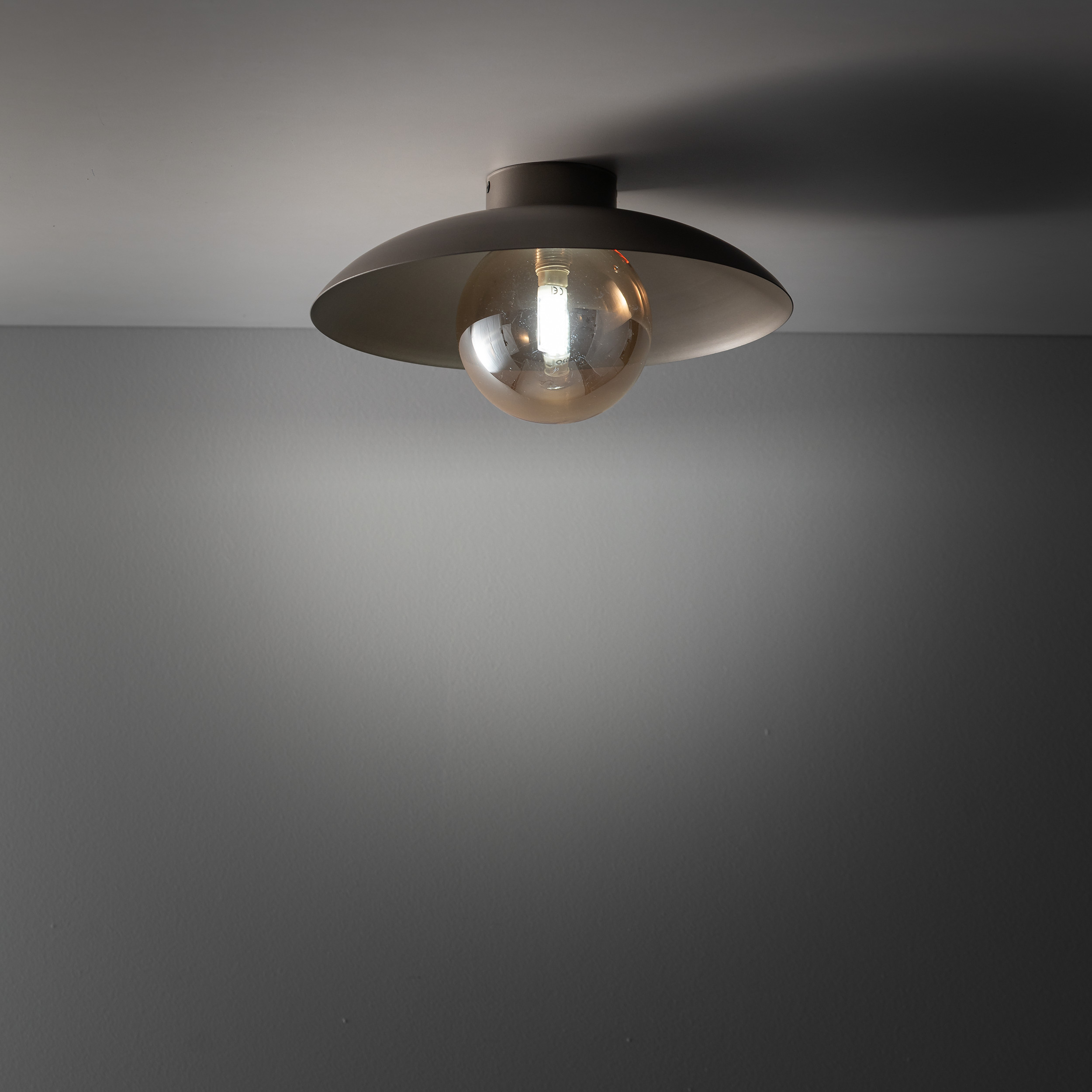 SLATE NEW BROWN GLASS KINKIET 1XG9 - obrazek 2