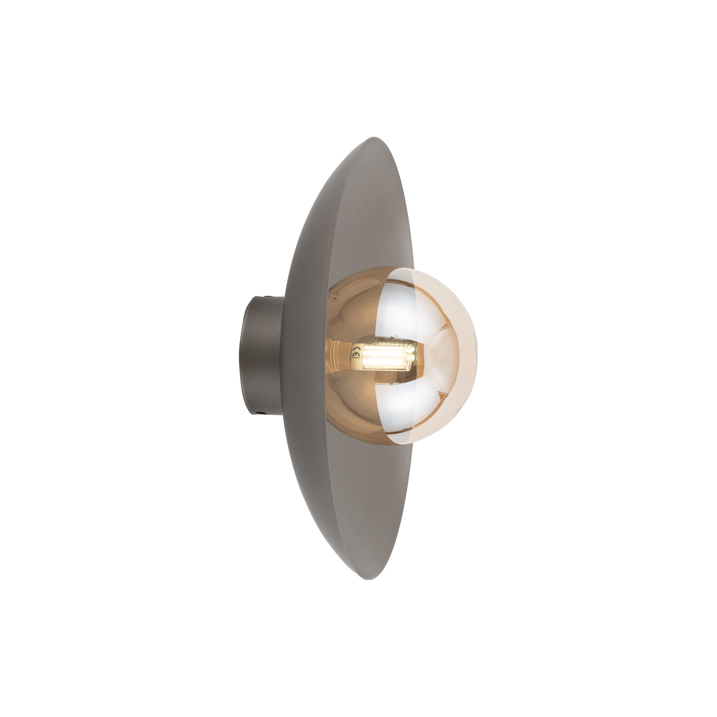 SLATE NEW BROWN GLASS KINKIET 1XG9 - obrazek 4