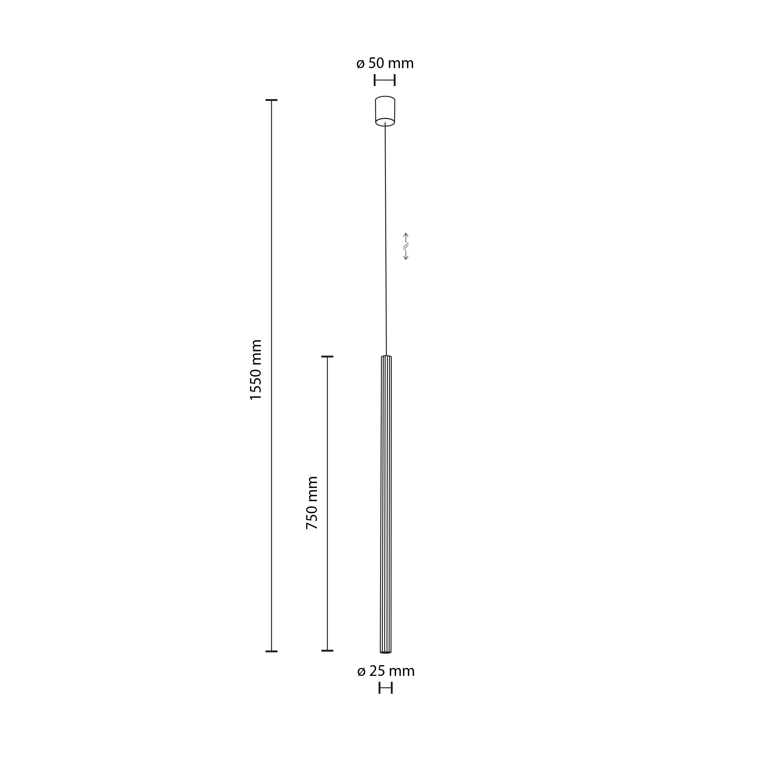 FERRO SABIA CHAMPAGNE 750 LAMPA WISZĄCA 1XG9 - obrazek 7