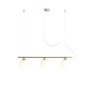 LAMPA WISZĄCĄ BERYL GLASS 3 GOLD