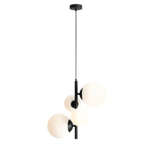 LAMPA WISZĄCA BLOOM 4 BLACK