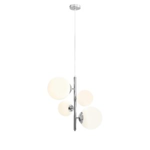 LAMPA WISZĄCA BLOOM 4 CHROME