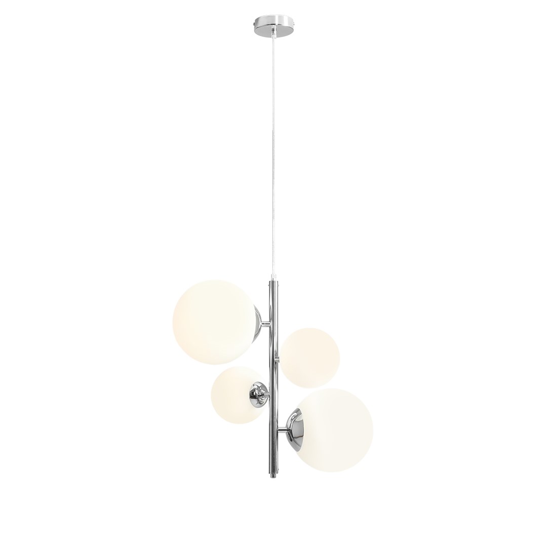 LAMPA WISZĄCA BLOOM 4 CHROME