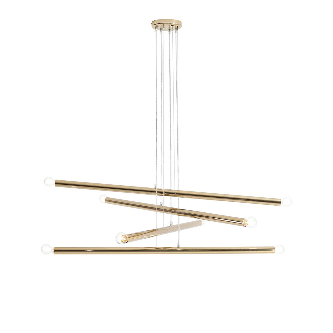 LAMPA WISZĄCA TUBO 8 GOLD