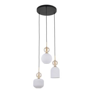SOPHIA COGNACWHITE LAMPA WISZACA 3XE14