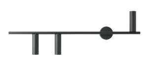 KINKIET TREVO 3 ALL BLACK (left)