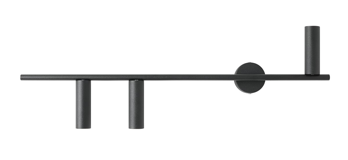 KINKIET TREVO 3 ALL BLACK (left)