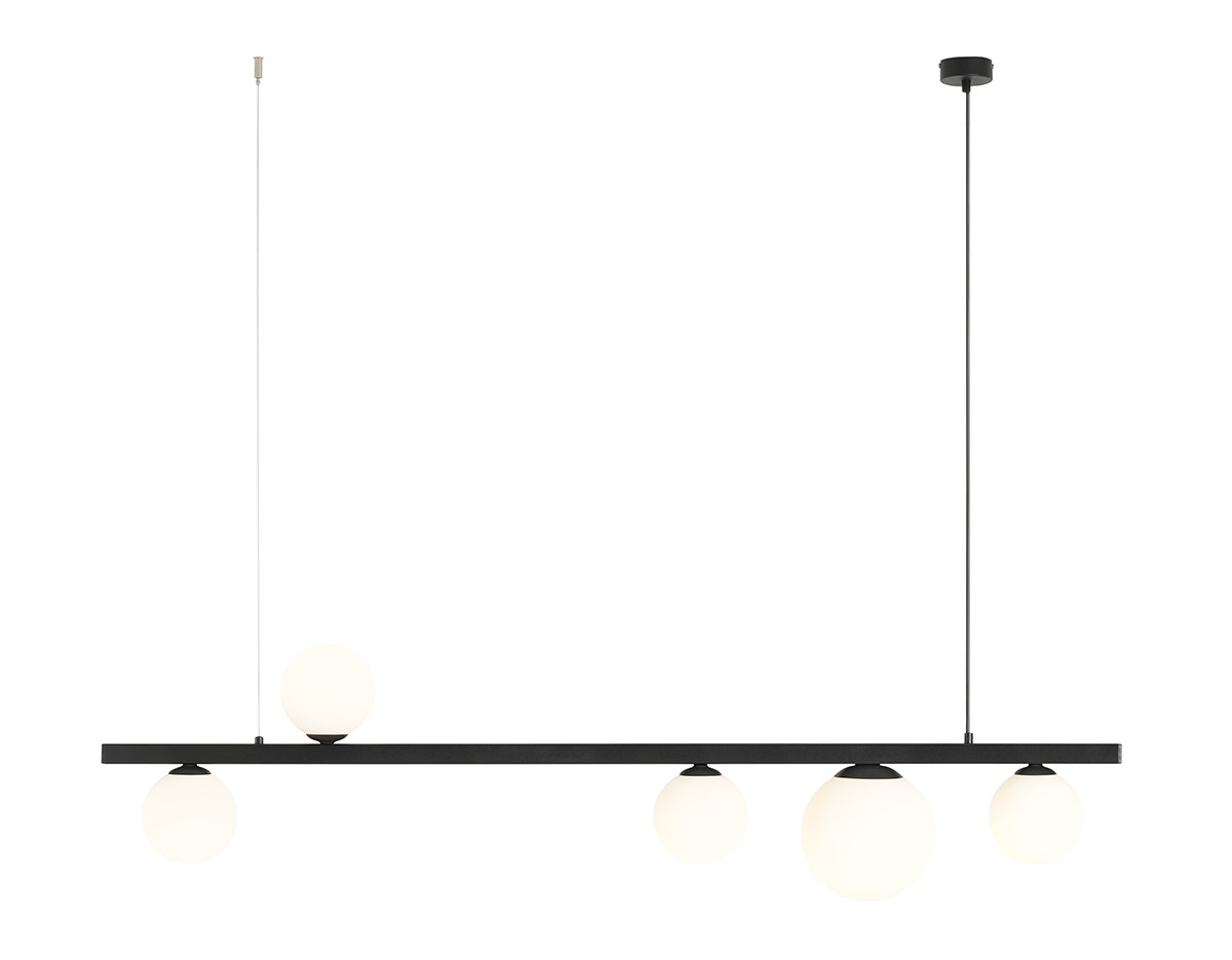 LAMPA WISZĄCA GARDA 5 BLACK