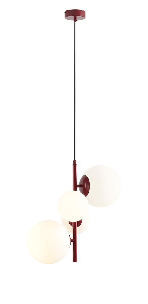 LAMPA WISZĄCA BLOOM 4 RED WINE