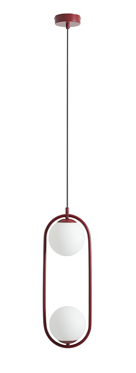 LAMPA WISZĄCA RIVA 2 RED WINE