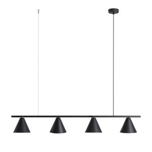 LAMPA WISZĄCA FORM 4 BLACK