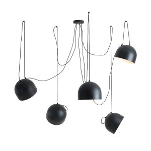 LAMPA WISZĄCA NOOR 5 BLACK