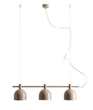 LAMPA WISZĄCA BERYL 3 BEIGE