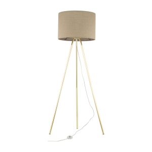 UMBERTO LINEN GOLD LAMPA PODŁOGOWA 1