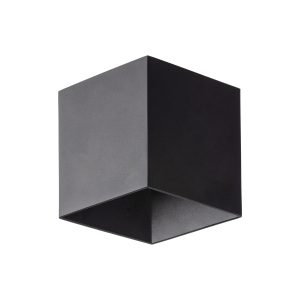 CUBE BLACK KINKIET LED IP 54