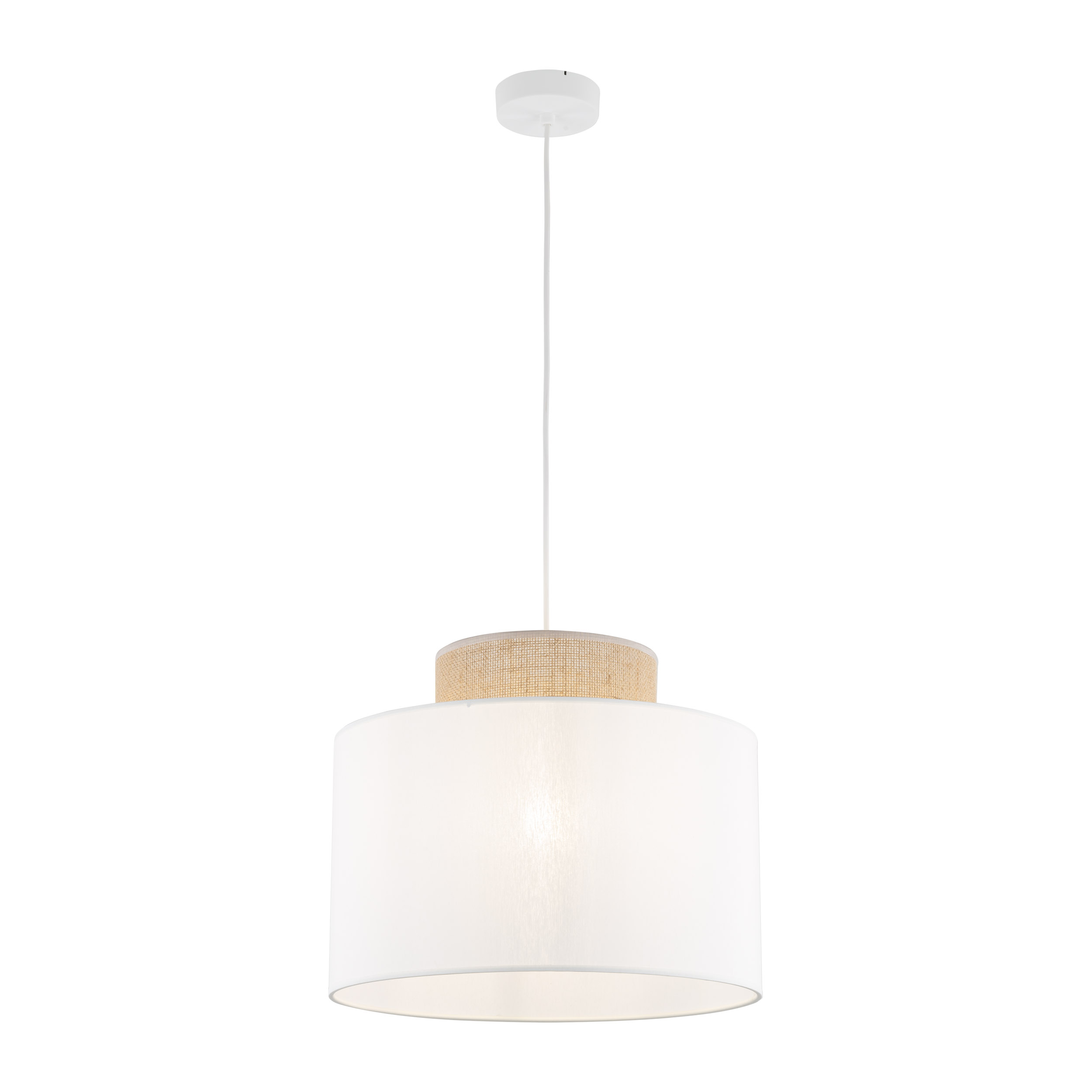 DUO WHITE JUTA LAMPA WISZĄCA 1 - obrazek 4
