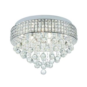 19027-M CAPRI LAMPA SUFITOWA CHROME