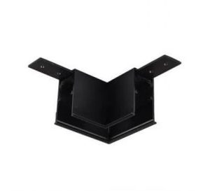 10048 ŁĄCZNIK L DO SZYNY MAGNETYCZNEJ NATYNKOWY CZARNY  (W KOMPLECIE ELEKTRYCZNE ZŁĄCZE KĄTOWE)