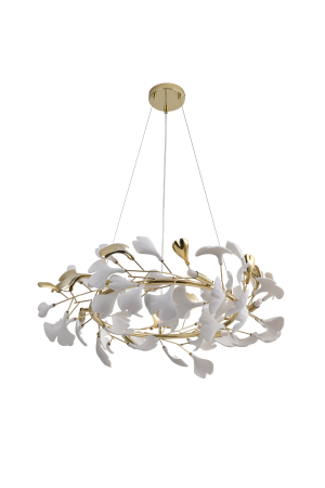 MD2858-6AS-G LEAF LAMPA WISZĄCA ZŁOTAGOLD