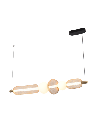 MD2596-5B-3BGT SARR LAMPA WISZĄCA CZARNY MAT+ZŁOTA/MATT BLACK+GOLD