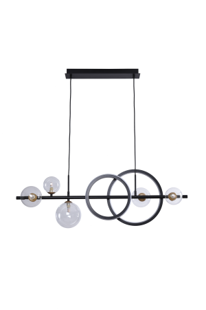 MD2448-7B-3BGD TAREMI LAMPA WISZĄCA CZARNA-ZŁOTA/BLACK-GOLD