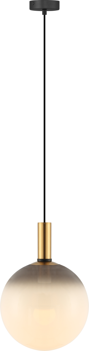 DU31771/1L NUA LAMPA WISZĄCA CZARNY MAT+ZŁOTY/MATT BLACK+GOLD