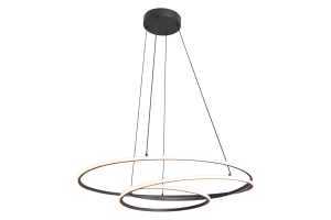 P240842601 ZEPHYRA LAMPA WISZĄCA CZARNA/BLACK