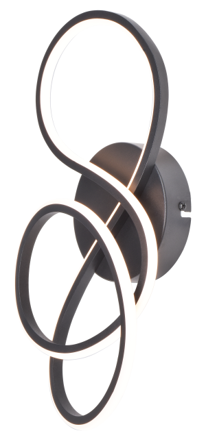 W240842701 ZEPHYRA KINKIET CZARNY/BLACK