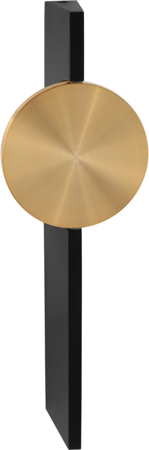 WL32160/3W/BK FLUX KINKIET CZARNY+ZŁOTY/BLACK+GOLD