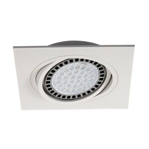 20071-WH BOXY DL 1 SPOT BIAŁY/WHITE