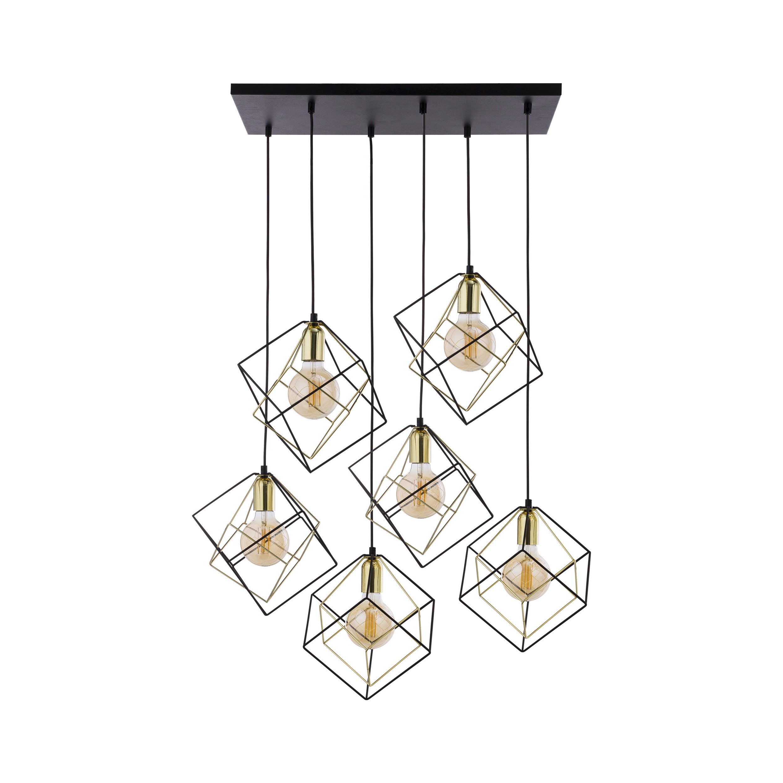 ALAMBRE LAMPA WISZĄCA  6 PŁ CZ/ZŁ