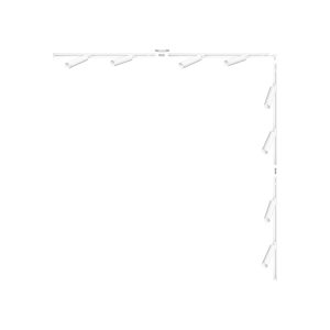 3589 ZESTAW 24 SZYNOPRZEWODY WHITE JEDNOOBWODOWY