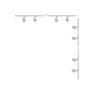 3591 ZESTAW 25 SZYNOPRZEWODY WHITE JEDNOOBWODOWY