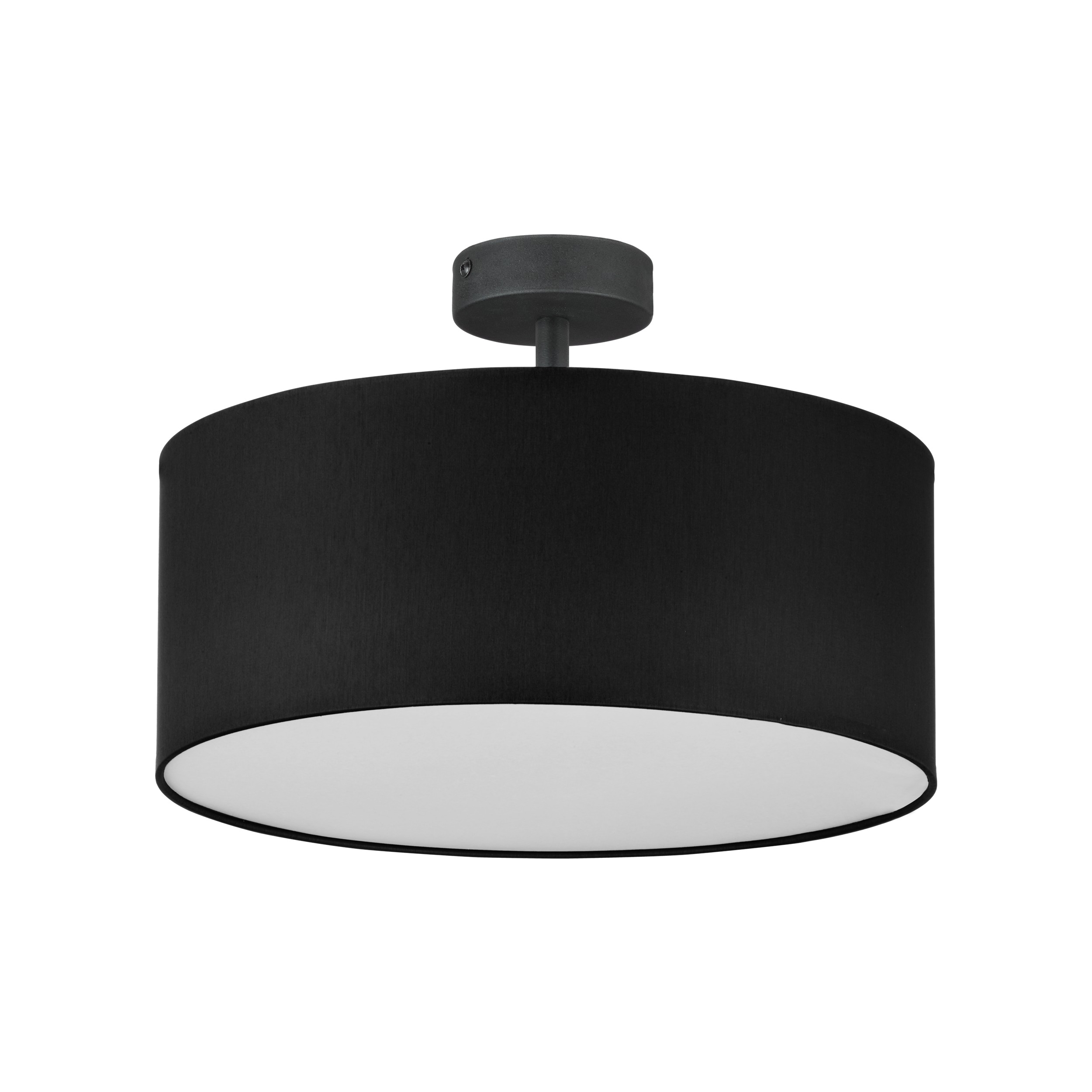 RONDO BLACK LAMPA SUFITOWA 4  450