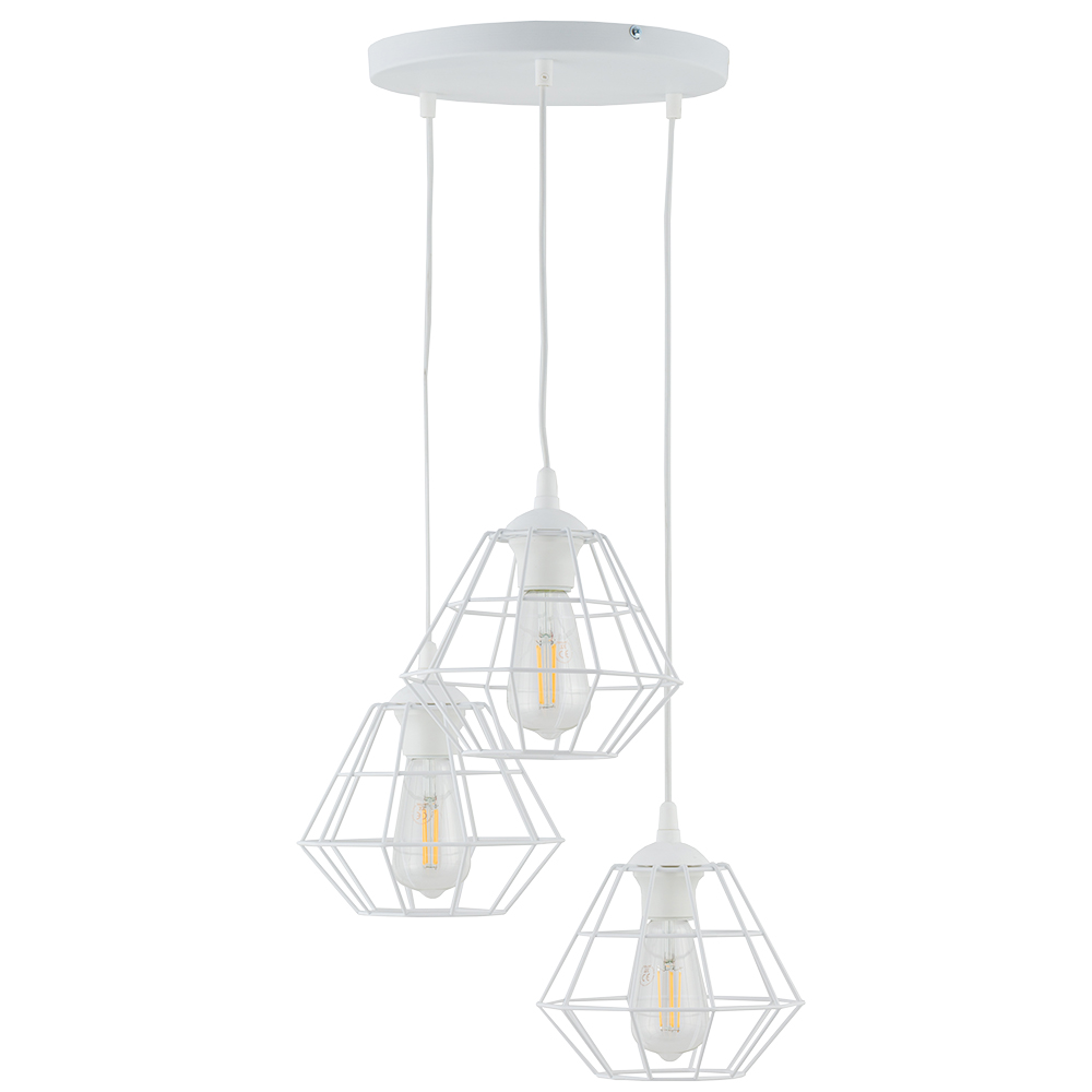 DIAMOND NEW WHITE LAMPA WISZĄCA 3