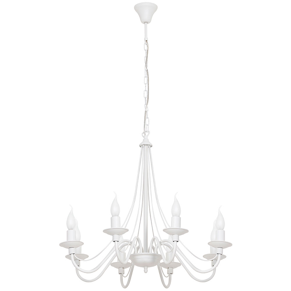 ŻYRANDOL RÓŻA 8 WHITE