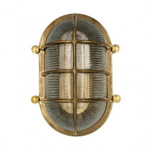 A25Z THIRA OVAL 25, E27, 75W, MOSIĄDZ, KLOSZ PRZEŹROCZYSTY-SZKŁO, IP64, SIATKA MOSIĘŻNA