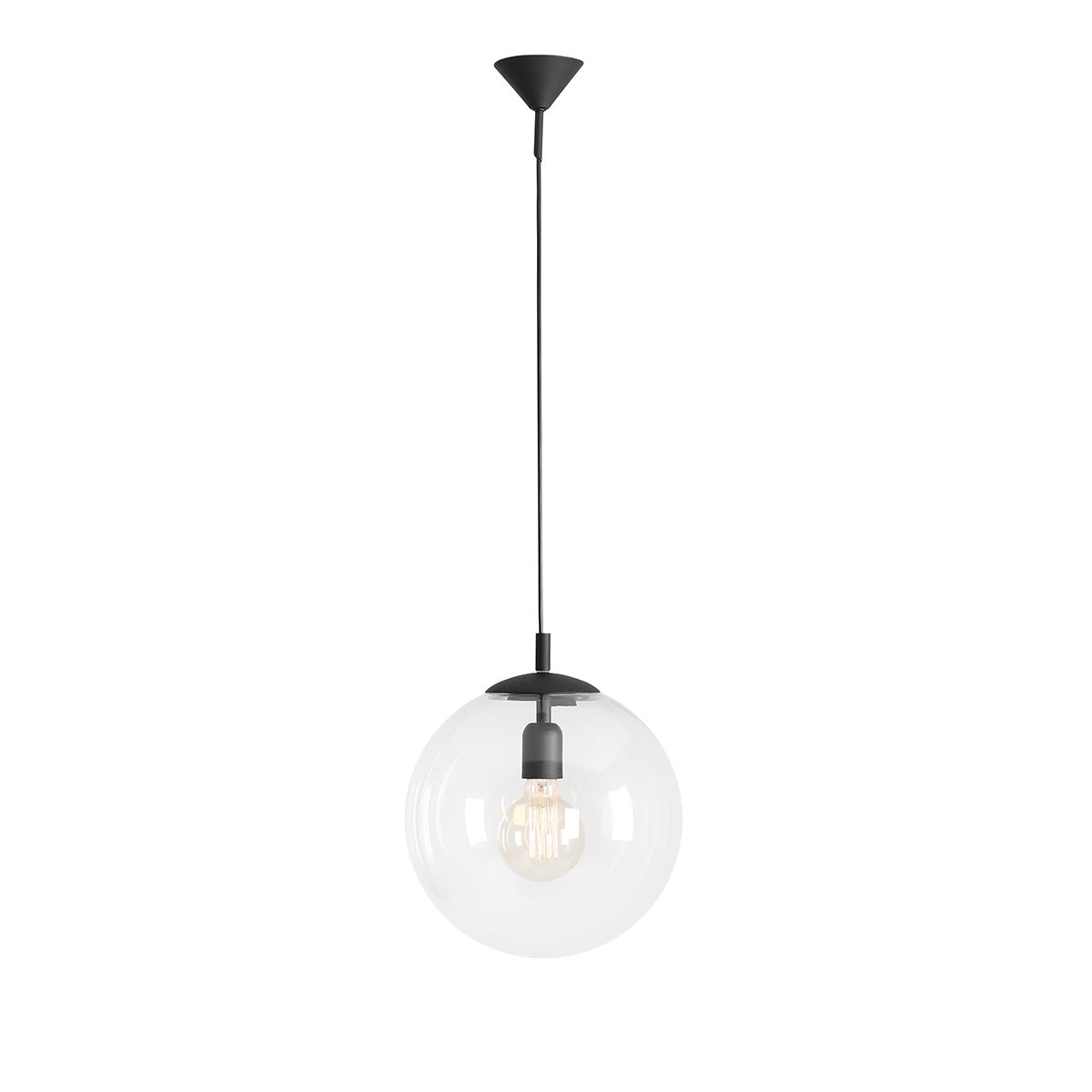 LAMPA WISZĄCA GLOBE BLACK