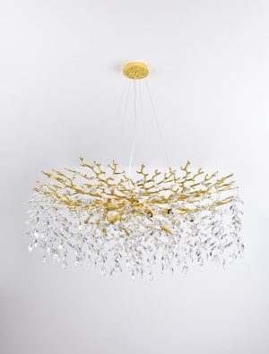 MD4115-13IGN-II CINDY LAMPA WISZĄCA ZŁOTA/GOLD