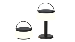 DT36111 AURE LAMPA STOŁOWA ZEWNĘTRZNA SOLARNA CZARNA/BLACK